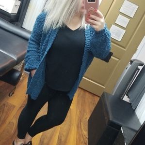 Teal Blue cardigan
